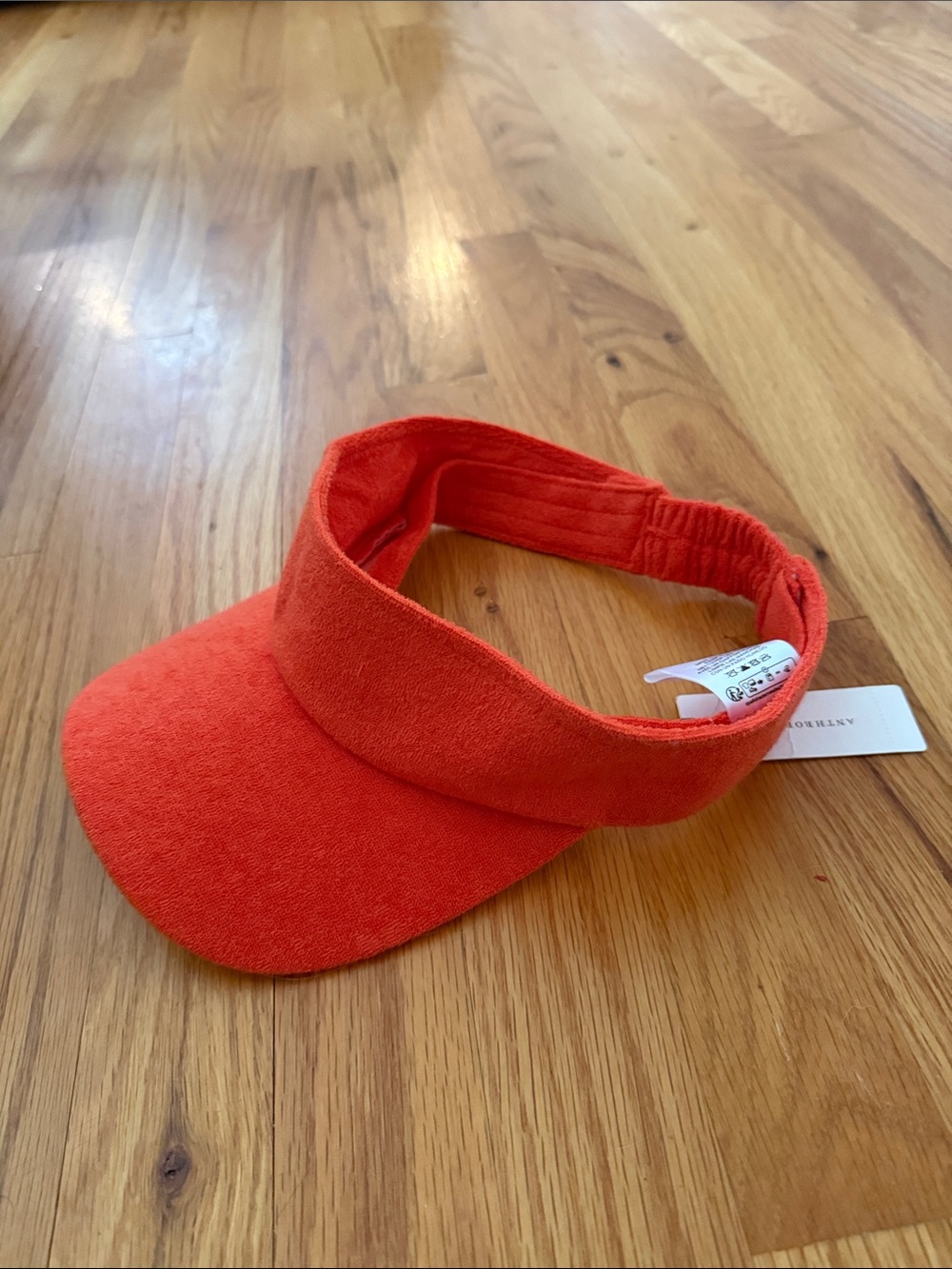 Anthropologie Kids Orange Terry Cloth Visor